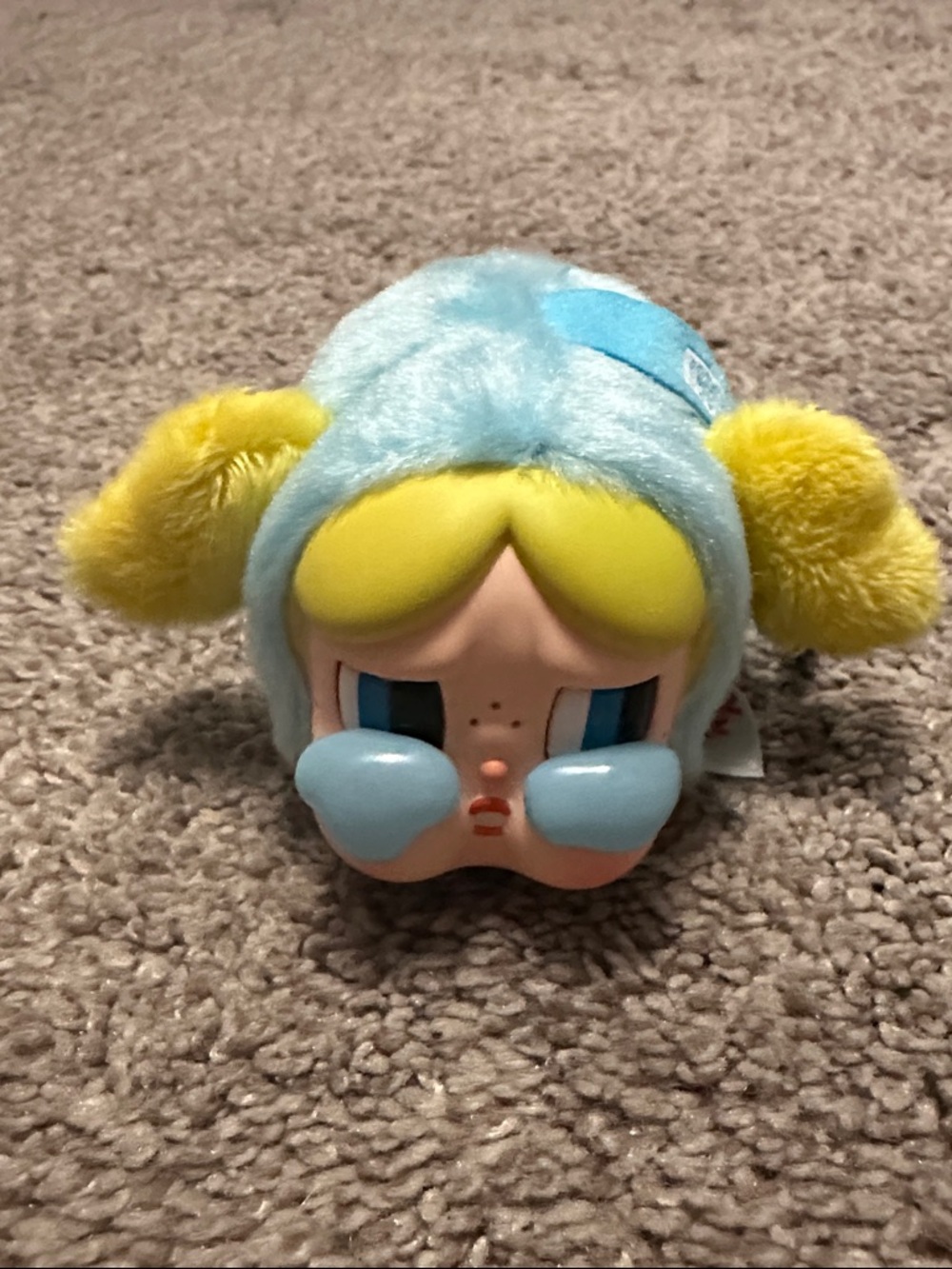 Crybaby Powerpuff Girls Bubbles Keychain